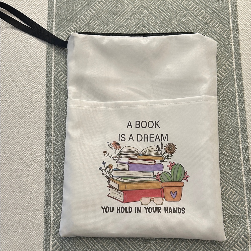 White Book-Themed Book Sleeve
